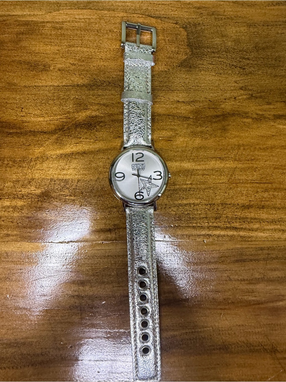 Coach Silver Women's Sunglasses-Inspired Fashion Watch